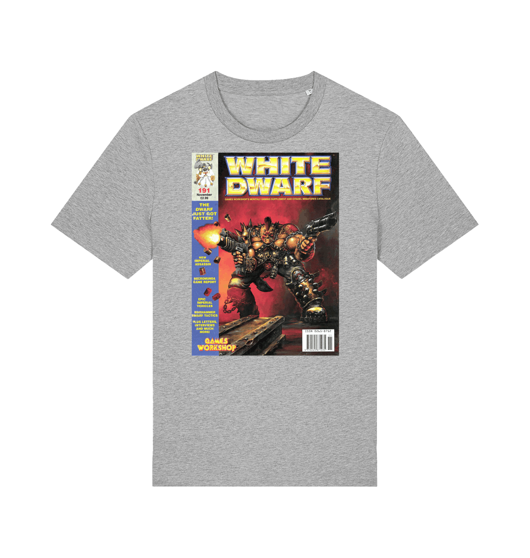 Heather Grey Printed T-shirt Front